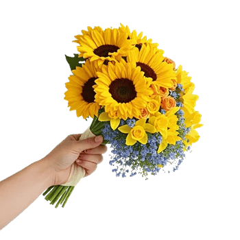 Amber Sunflower Glow