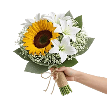 Golden Sunflower Bouquet