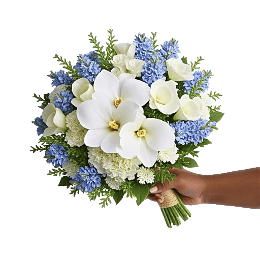 Modern White Orchids