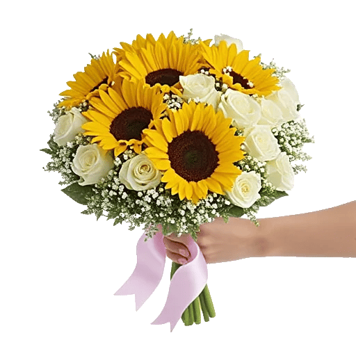 Golden Sunflower Bouquet