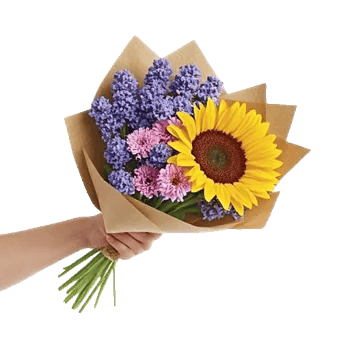 Golden Sunflower Bouquet