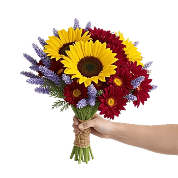 Golden Sunflower Bouquet