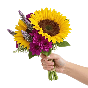 Golden Sunflower Bouquet