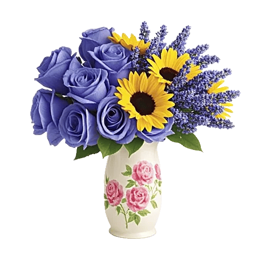 Elegant Blue Roses