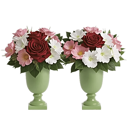 Crimson Blossom Harmony