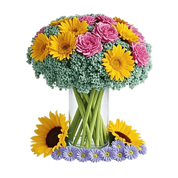 Radiant Bloom Cascade