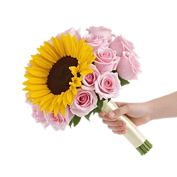 Golden Sunflower Bouquet