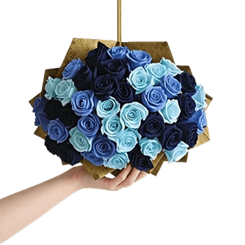 Elegant Blue Roses