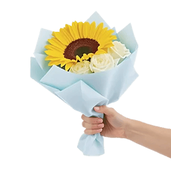Golden Sunflower Bouquet