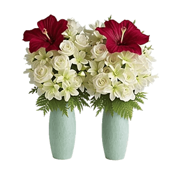 Crimson Blossom Harmony