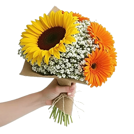 Golden Sunflower Bouquet