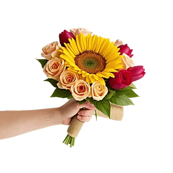 Golden Sunflower Bouquet