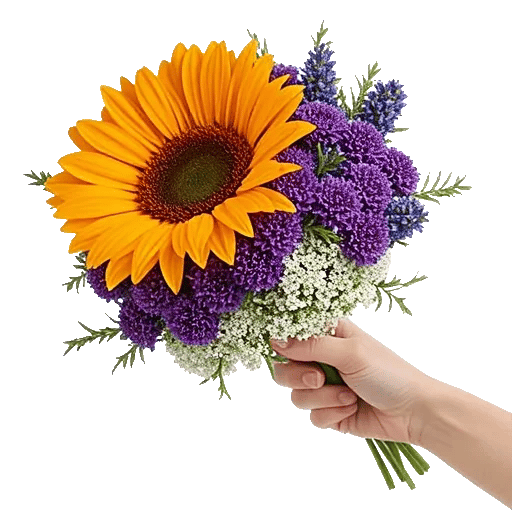 Amber Sunflower Glow