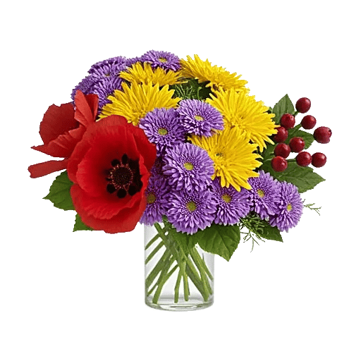 Crimson Blossom Harmony