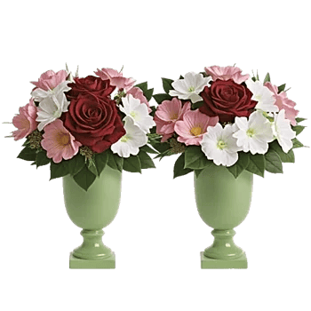 Crimson Blossom Harmony