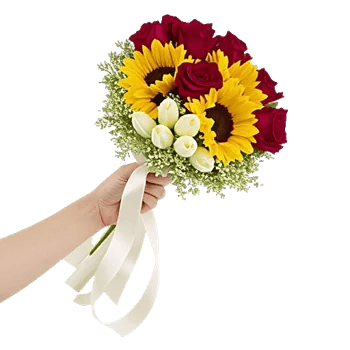 Crimson Blossom Harmony