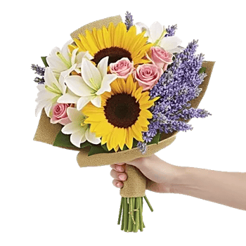 Golden Sunflower Bouquet