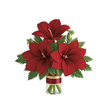 Crimson Blossom Harmony