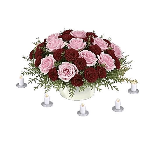 Blush Romantic Centerpiece
