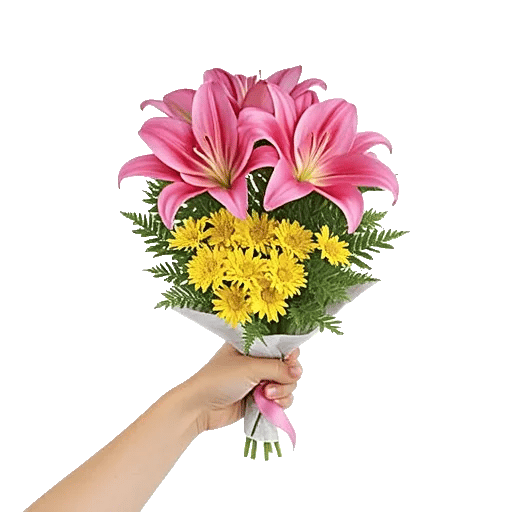 Graceful Lily Display