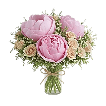 Blushing Peony Charm