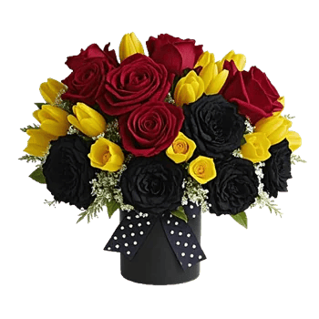 Crimson Blossom Harmony