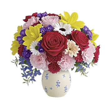 Crimson Blossom Harmony