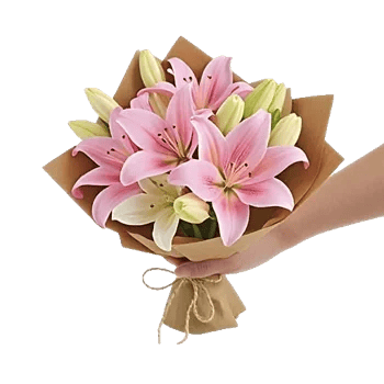 Graceful Lily Display