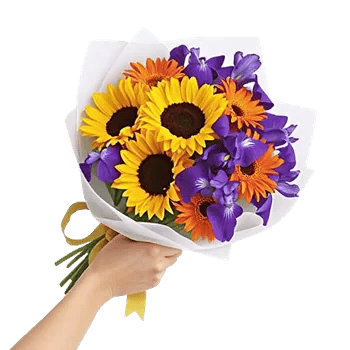 Golden Sunflower Bouquet