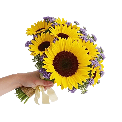 Golden Sunflower Bouquet