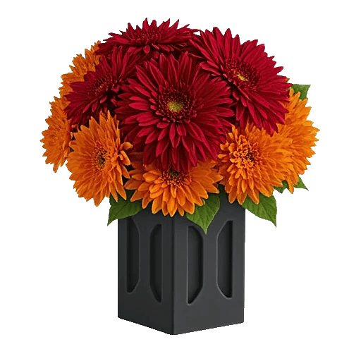 Crimson Blossom Harmony