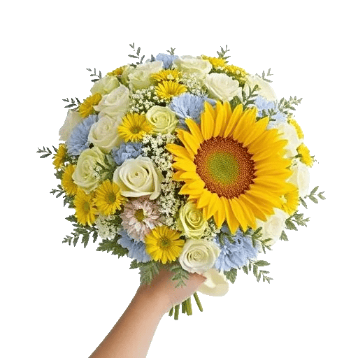 Golden Sunflower Bouquet