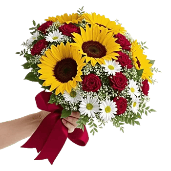 Golden Sunflower Bouquet