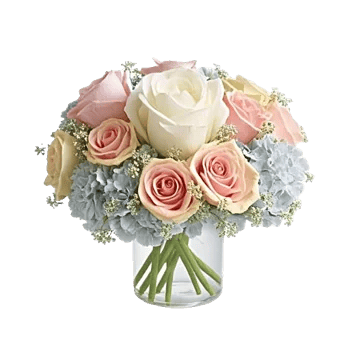 Blush Romantic Centerpiece