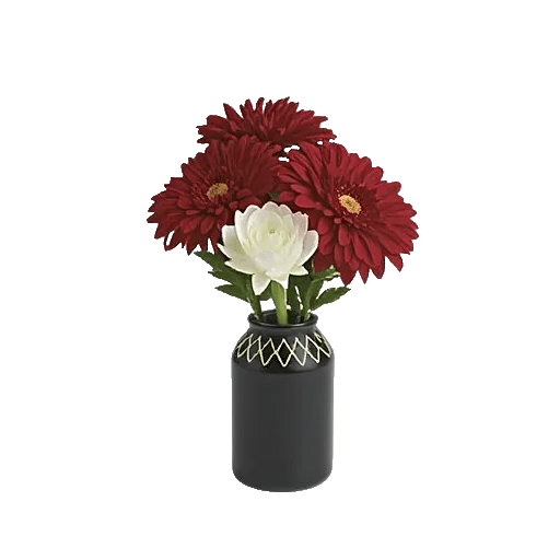 Crimson Blossom Harmony