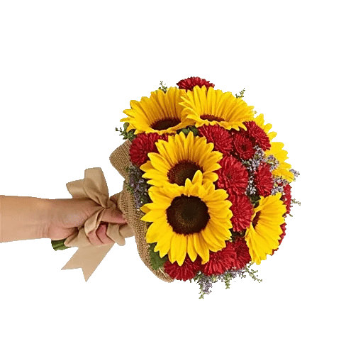 Golden Sunflower Bouquet
