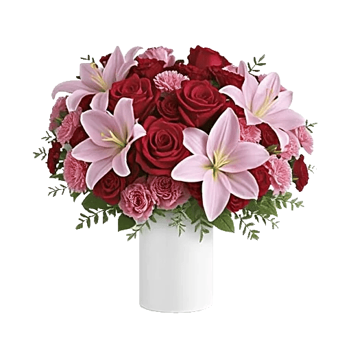 Crimson Blossom Harmony