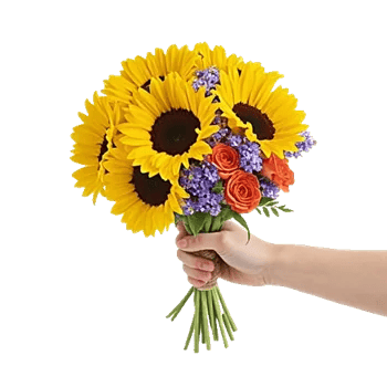 Golden Sunflower Bouquet
