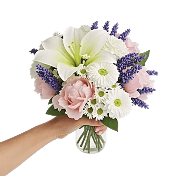Graceful Lily Display