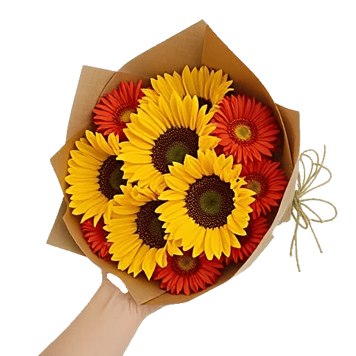 Golden Sunflower Bouquet