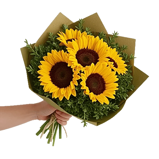 Golden Sunflower Bouquet
