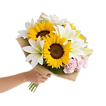 Golden Sunflower Bouquet