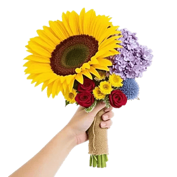 Golden Sunflower Bouquet