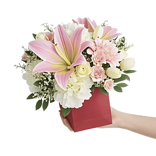 Graceful Lily Display