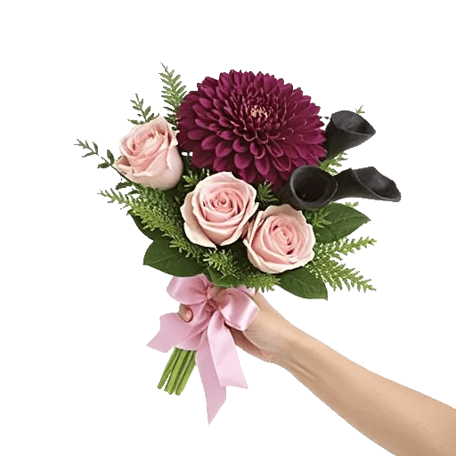 Crimson Blossom Harmony