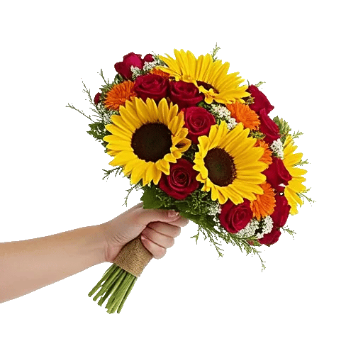 Golden Sunflower Bouquet
