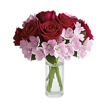 Crimson Blossom Harmony