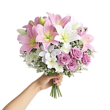 Graceful Lily Display