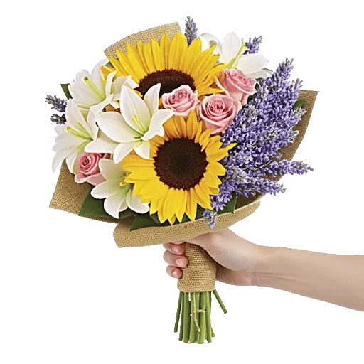 Golden Sunflower Bouquet