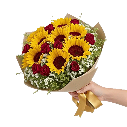 Golden Sunflower Bouquet